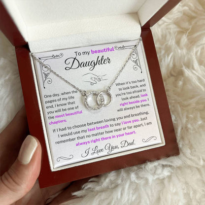 To My Beautiful Daughter Necklace